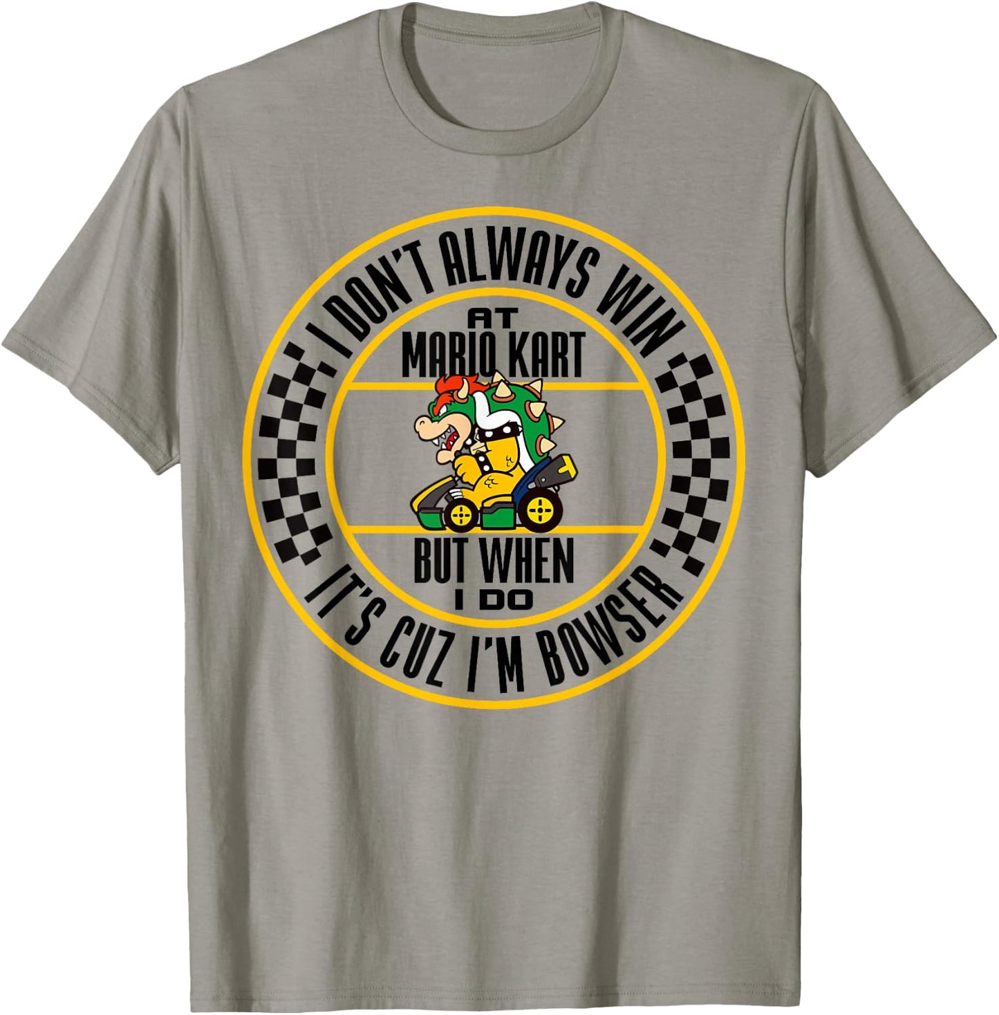 Nintendo Mario Kart Winning As Bowser Graphic T-Shirt - T-Shirt | Sand