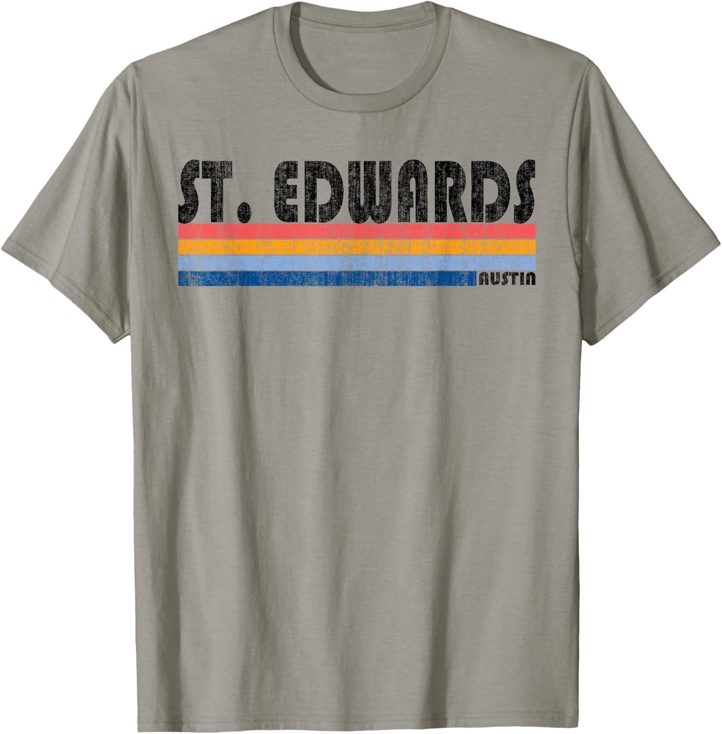 Vintage 1980s Style St. Edwards TX T Shirt T-Shirt - T-Shirt | Sand
