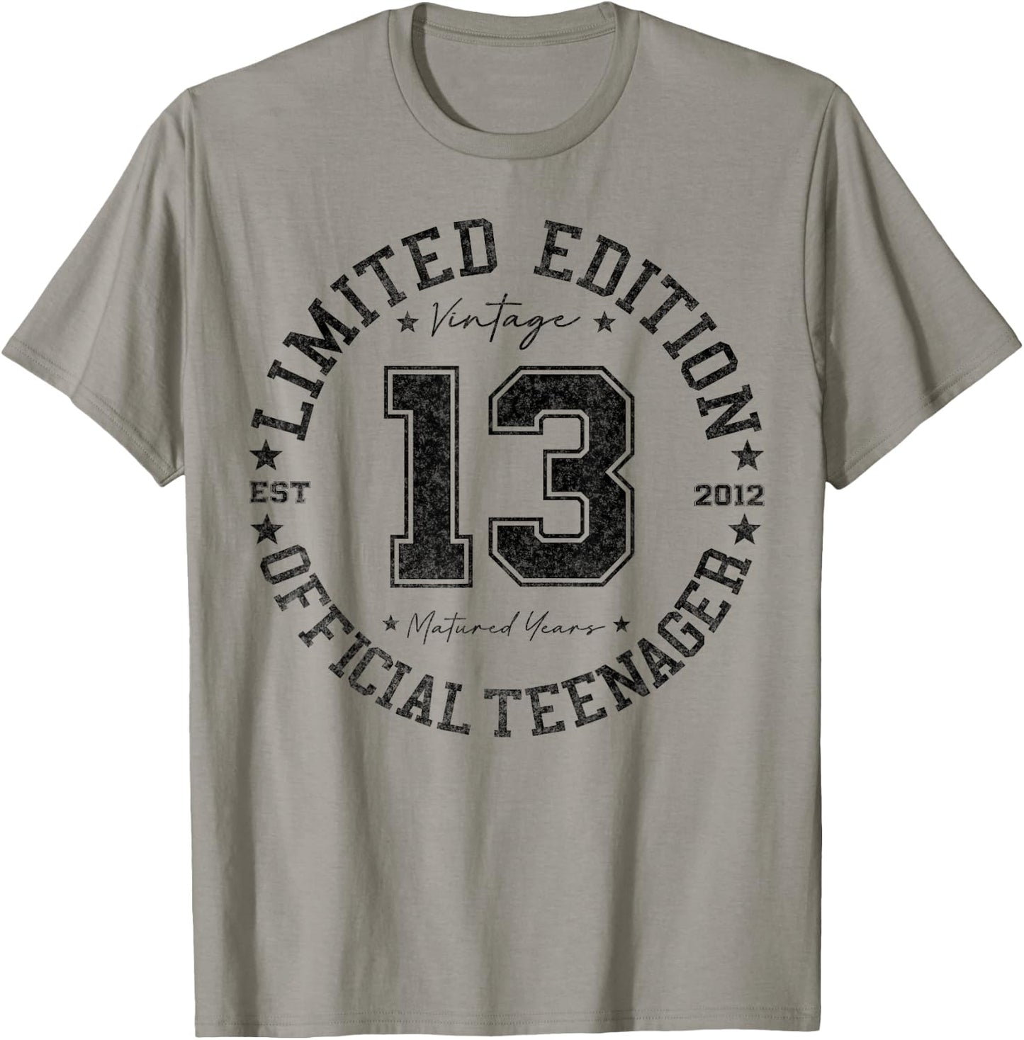 Official Teenager 13 Year Old Gifts Vintage 13th Birthday T-Shirt - T-Shirt | Sand