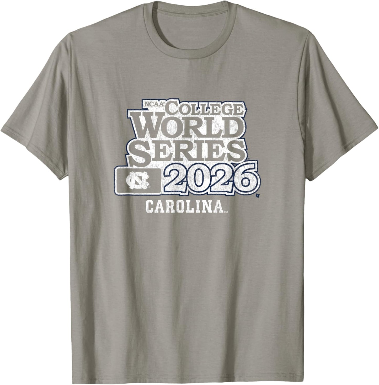 2026 College World Series - UNC Tar Heels Baseball T-Shirt - T-Shirt | Sand