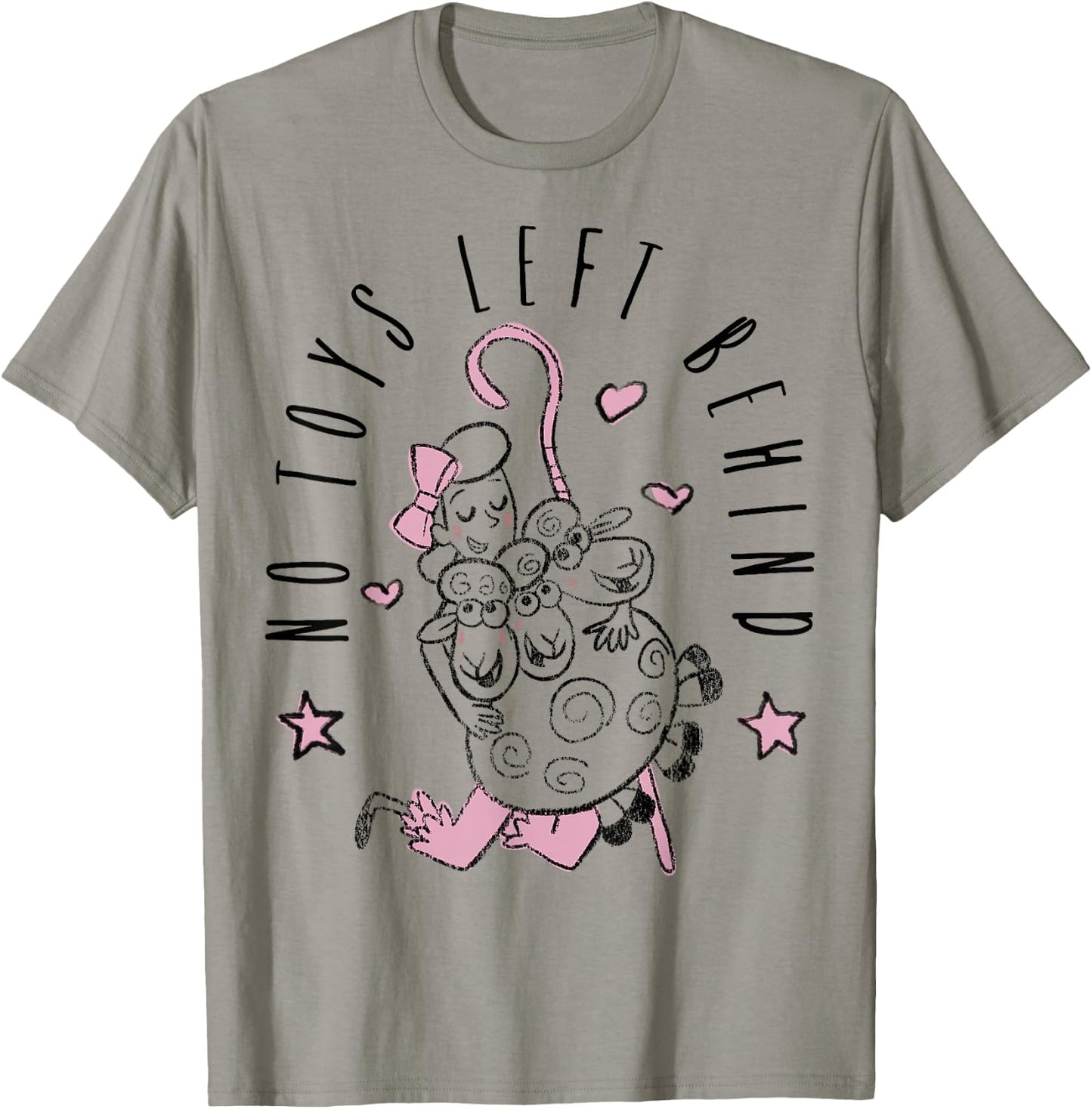 Disney Pixar Toy Story 4 Bo-Peep No Toys Left Behind T-Shirt - T-Shirt | Sand