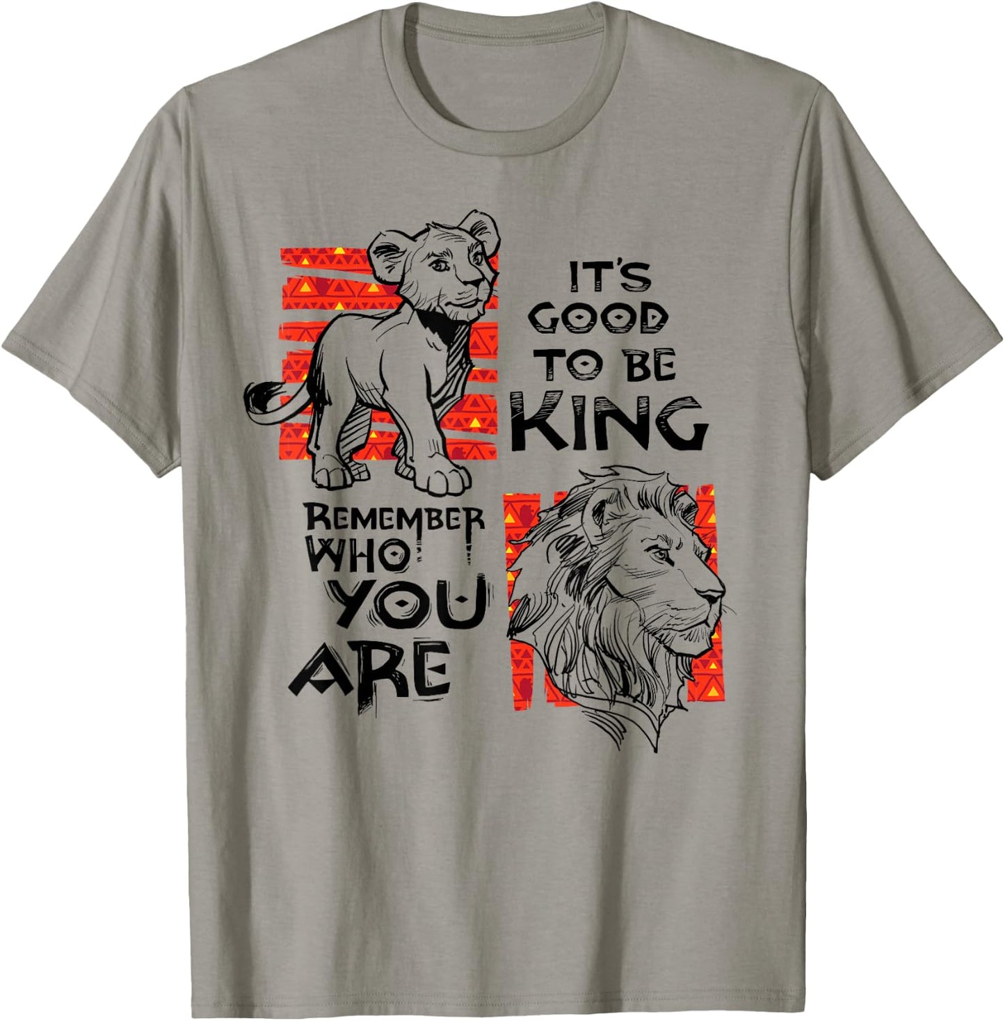 Disney The Lion King Live Action Simba Mufasa Quotes Poster T-Shirt - T-Shirt | Sand