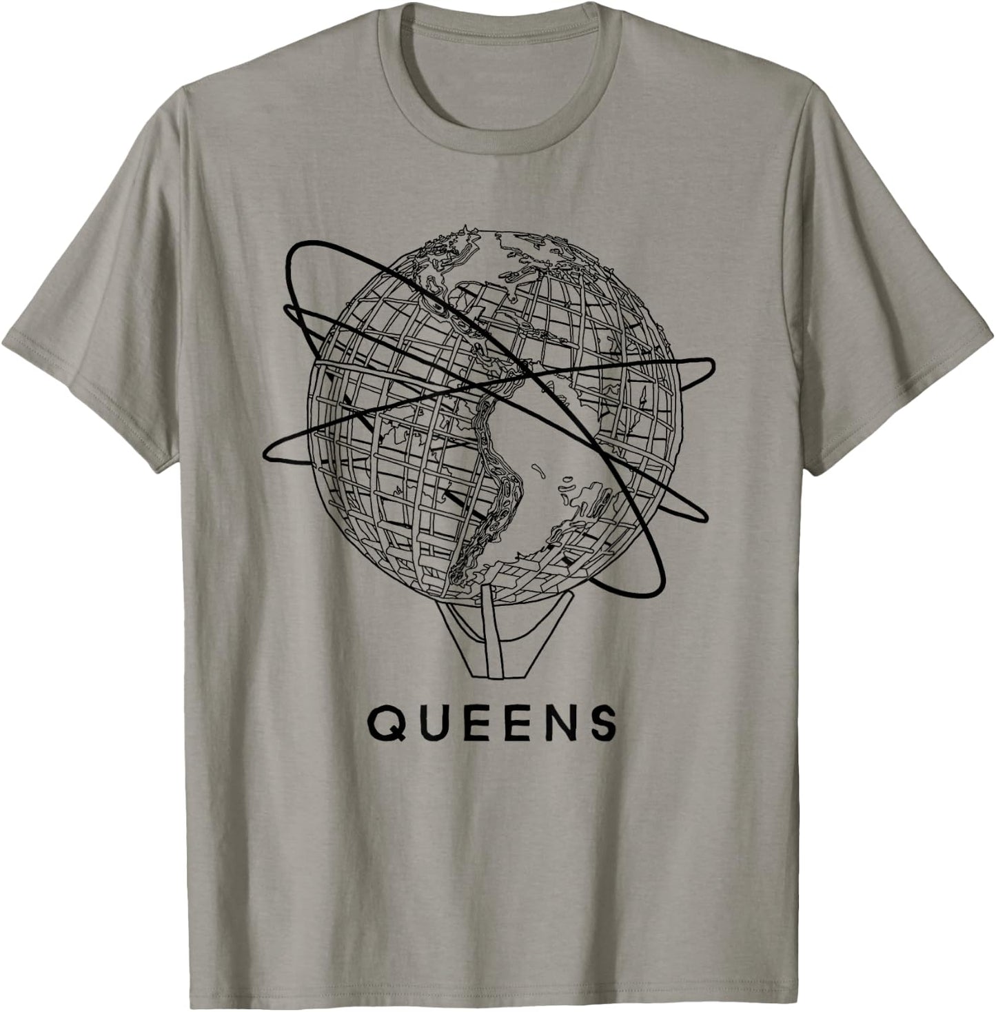 Queens New York Unisphere T-Shirt - T-Shirt | Sand