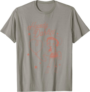 Betty Boop Howdy Darlin' Vintage Rodeo Betty T-Shirt - T-Shirt | Sand