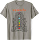 Namaste Design, Yoga Pose with Chakra Awesome Gift T-Shirt - T-Shirt | Sand