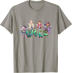 Bratz Fashion Pixiez Vintage Group Shot T-Shirt - T-Shirt | Sand