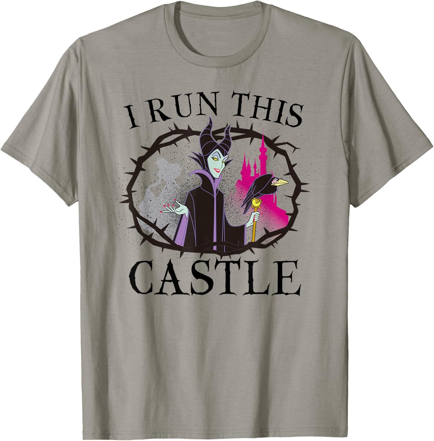 Disney Sleeping Beauty Maleficent Runs This Castle T-Shirt - T-Shirt | Sand