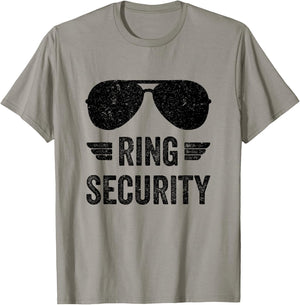 Ring Security Shirt Funny Ring Bearer Boys Youth Men T-Shirt - T-Shirt | Sand
