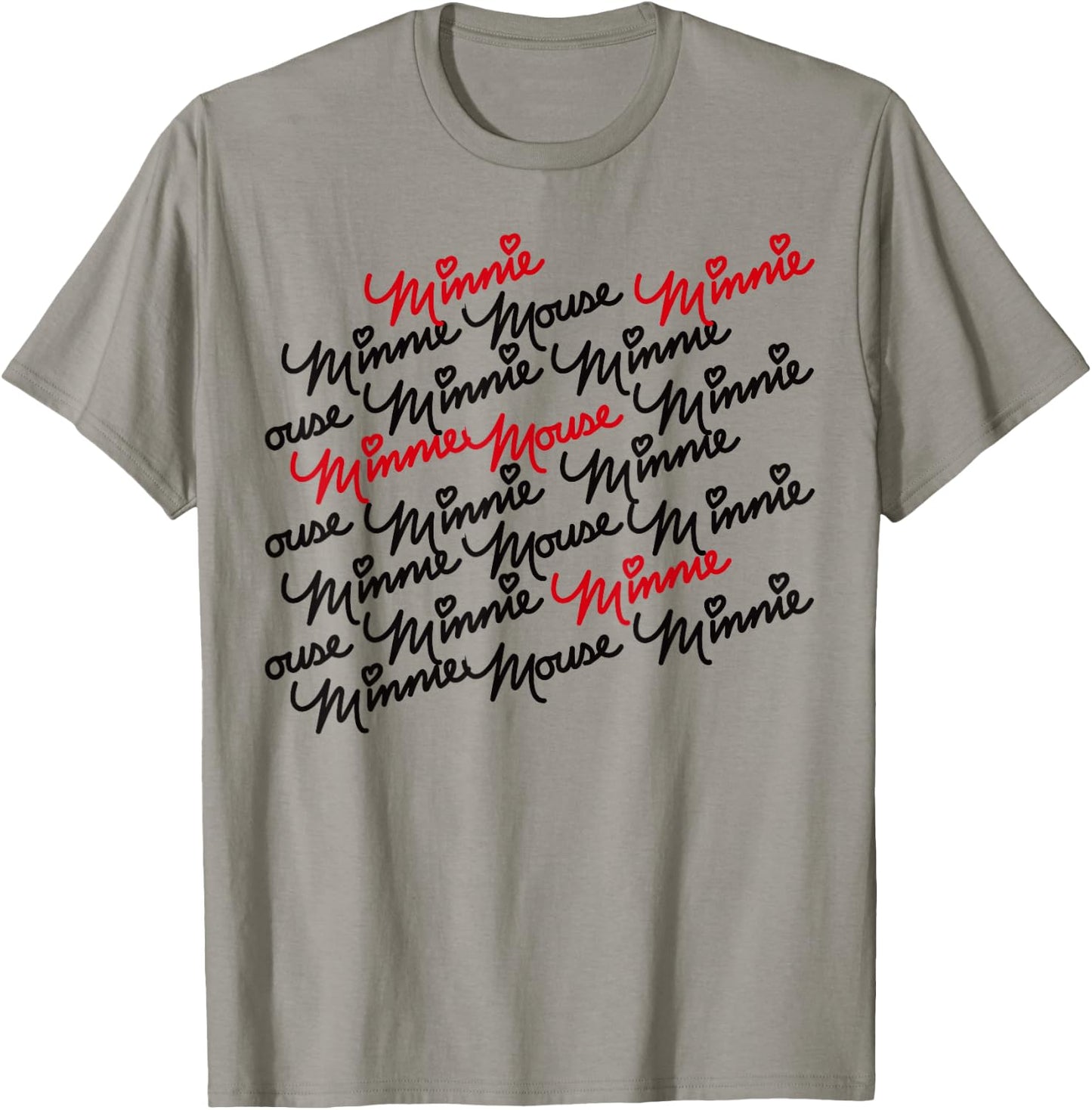 Minnie Mouse - Autograph Stacked T-Shirt - T-Shirt | Sand