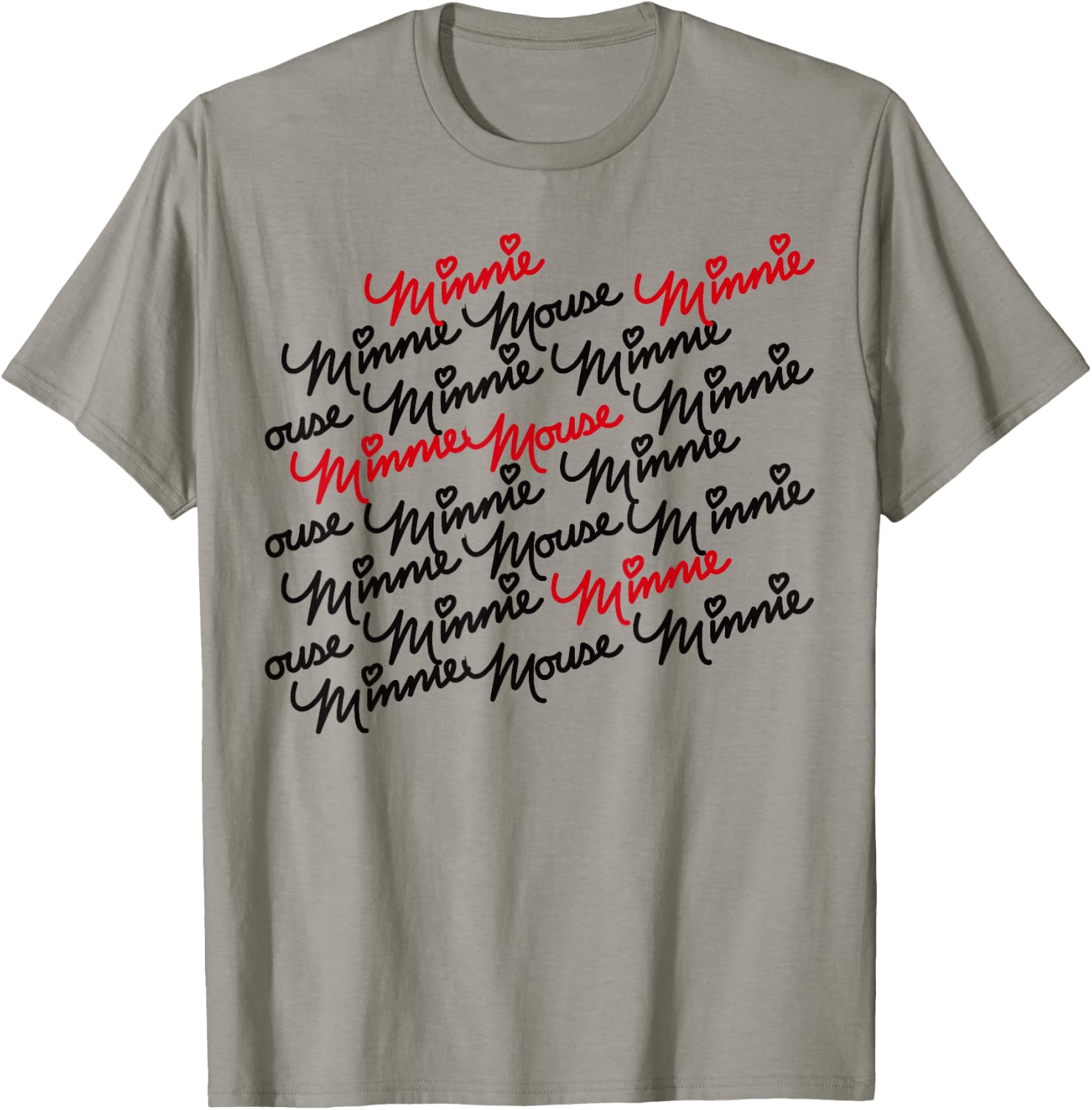 Minnie Mouse - Autograph Stacked T-Shirt - T-Shirt | Sand
