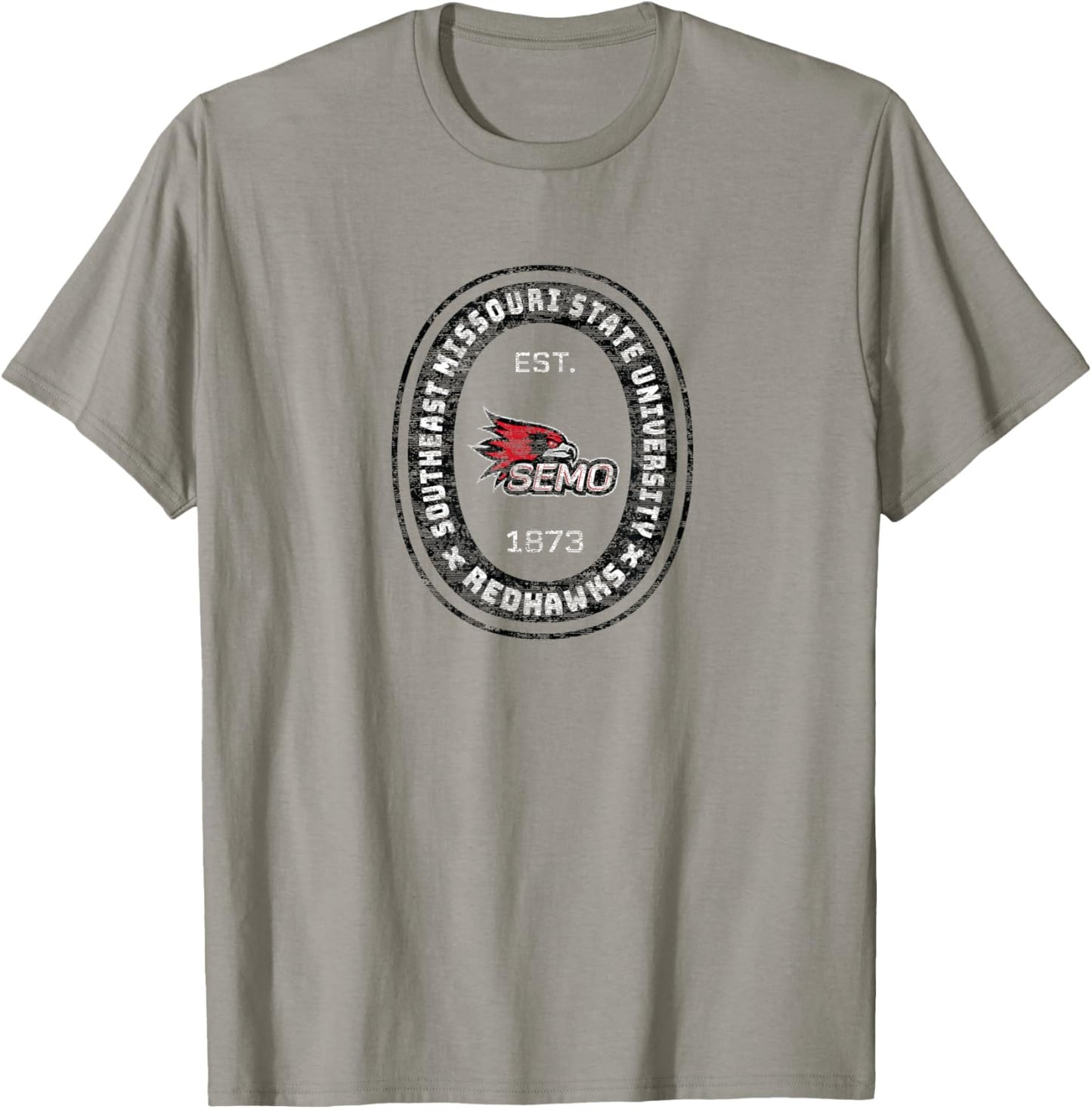 Southeast Missouri State SEMO Redhawks Retro Crest Seal T-Shirt - T-Shirt | Sand