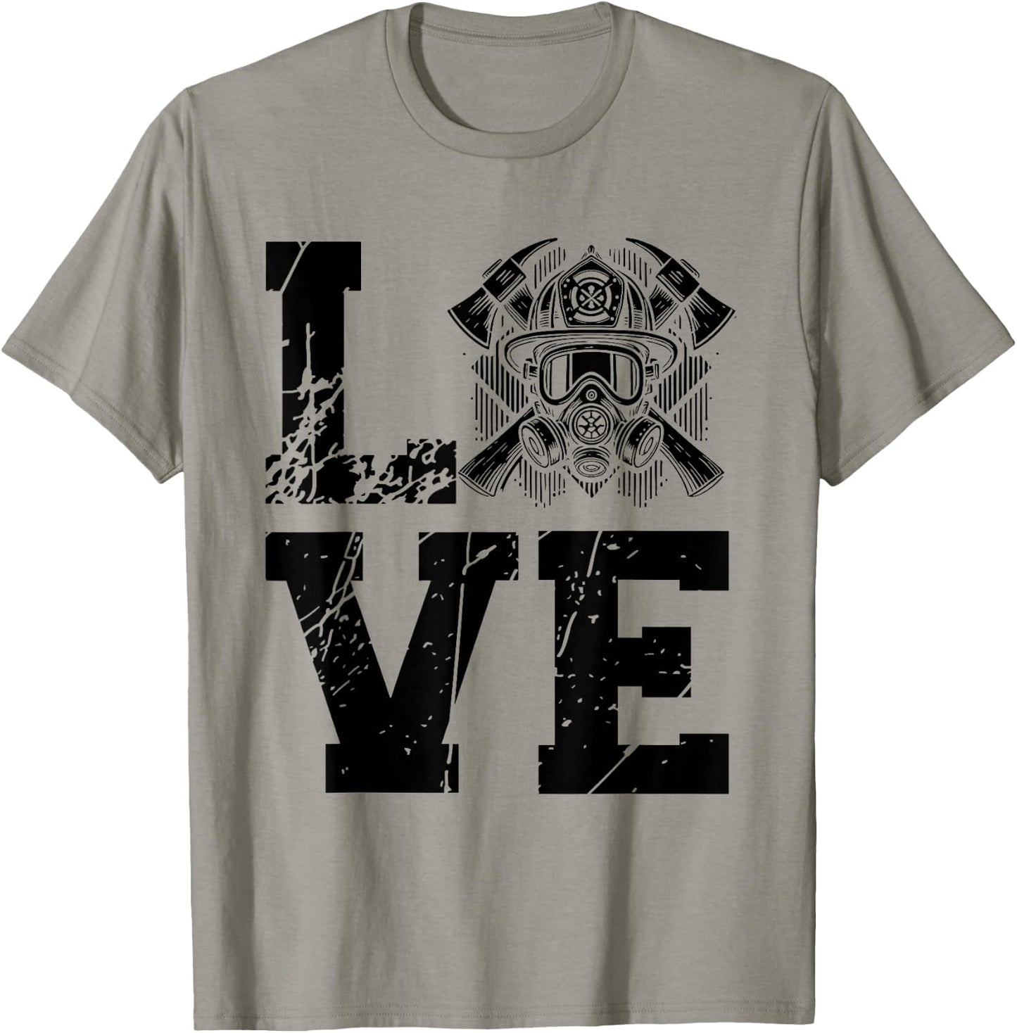 Firefighter Firefighter Funny Design Great Family Flag T-Shirt - T-Shirt | Sand