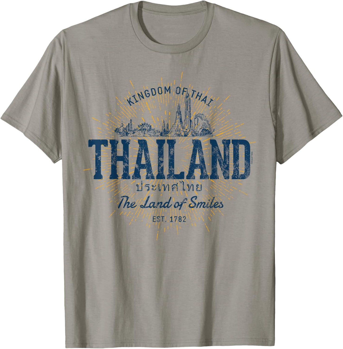 Vintage Thailand Retro T-Shirt - T-Shirt | Sand