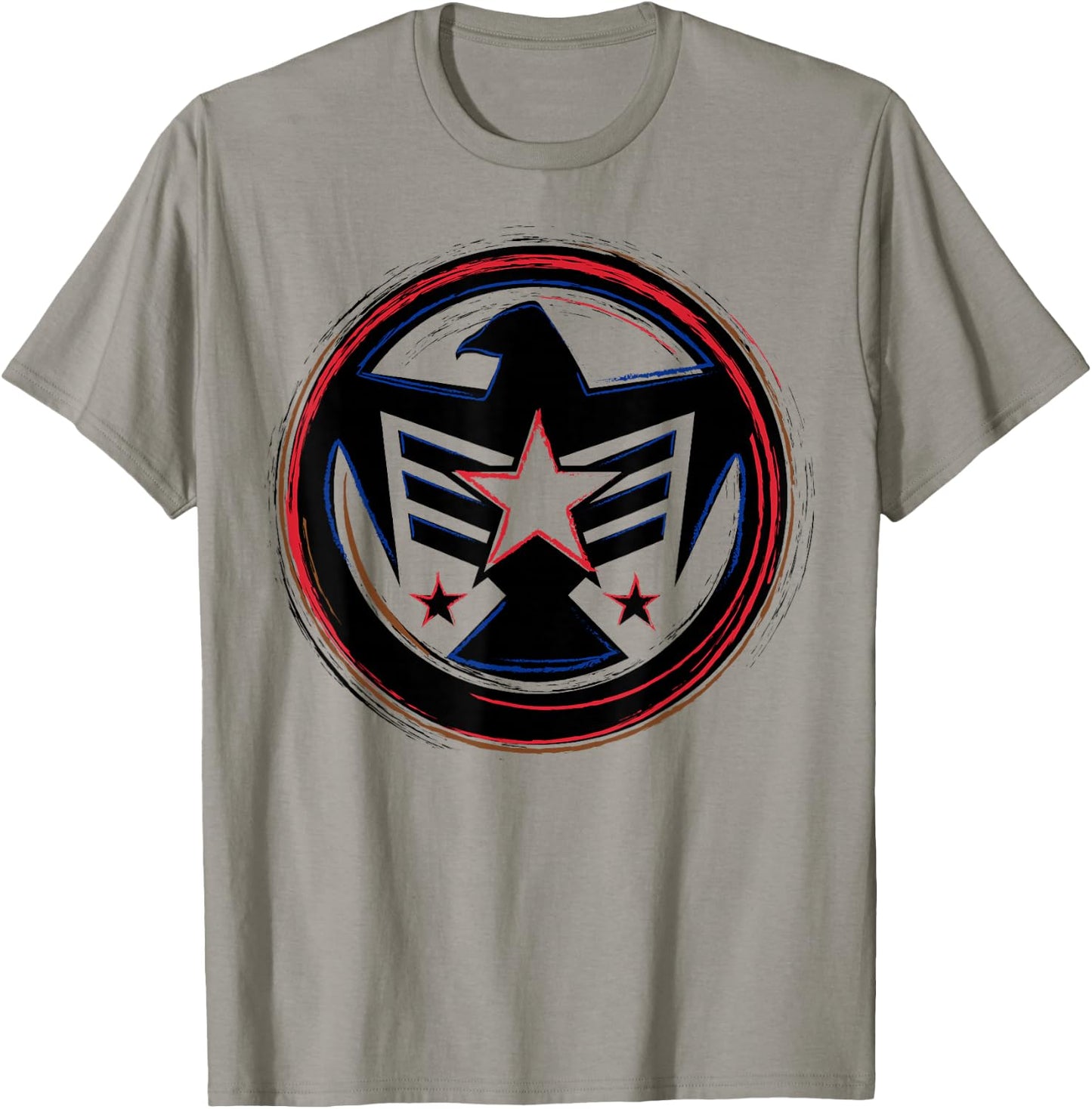 Marvel Falcon America Badge Symbol Graphic T-Shirt - T-Shirt | Sand