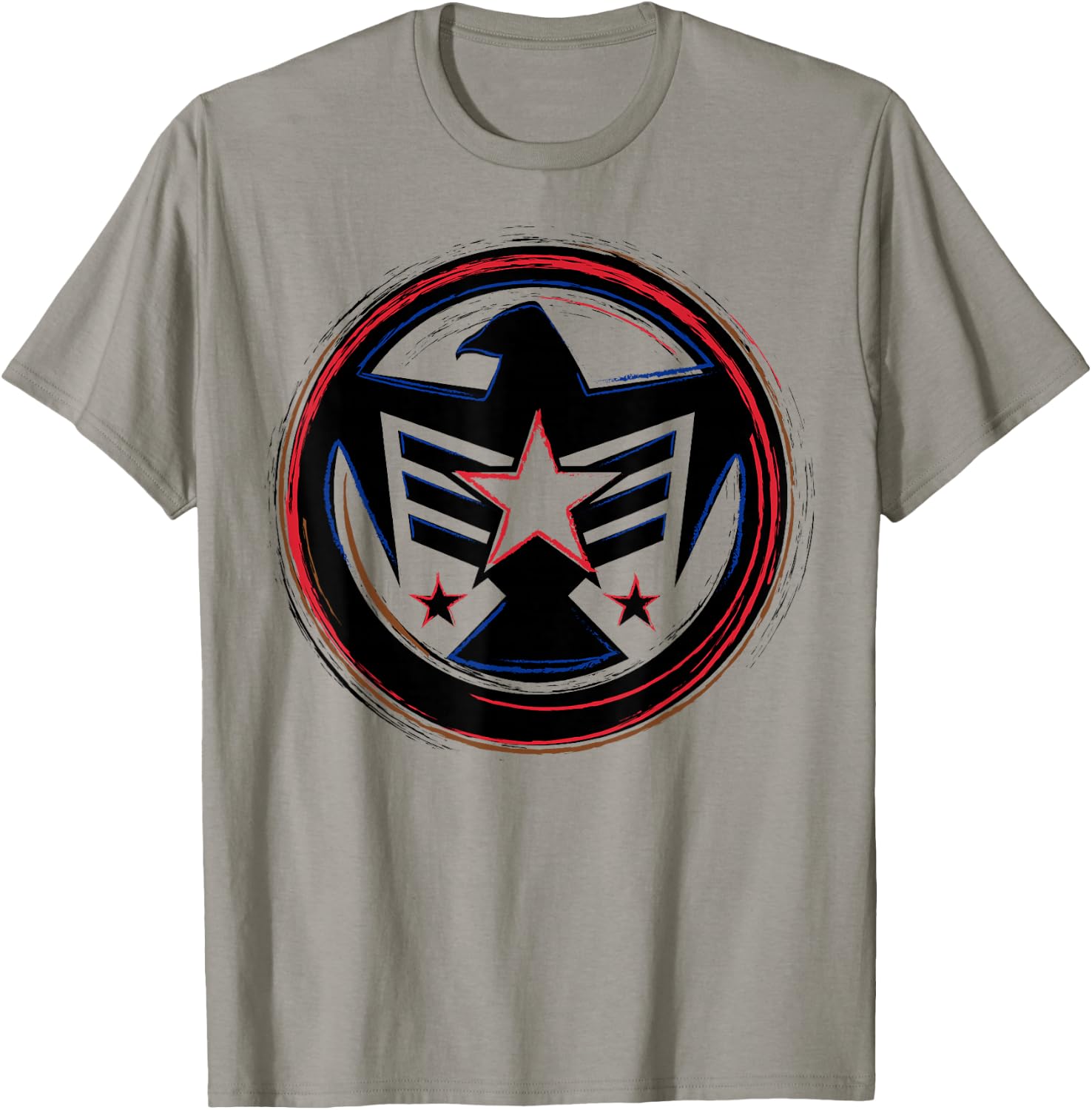 Marvel Falcon America Badge Symbol Graphic T-Shirt - T-Shirt | Sand