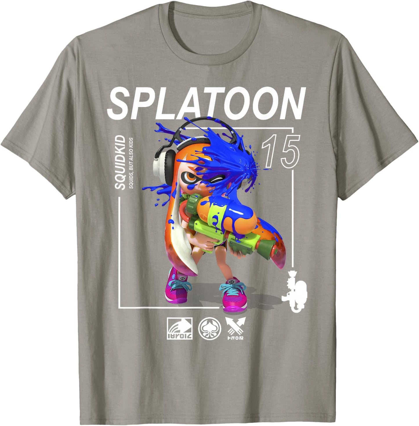 Nintendo Splatoon Squids But Also Kids Graphic T-Shirt - T-Shirt | Sand