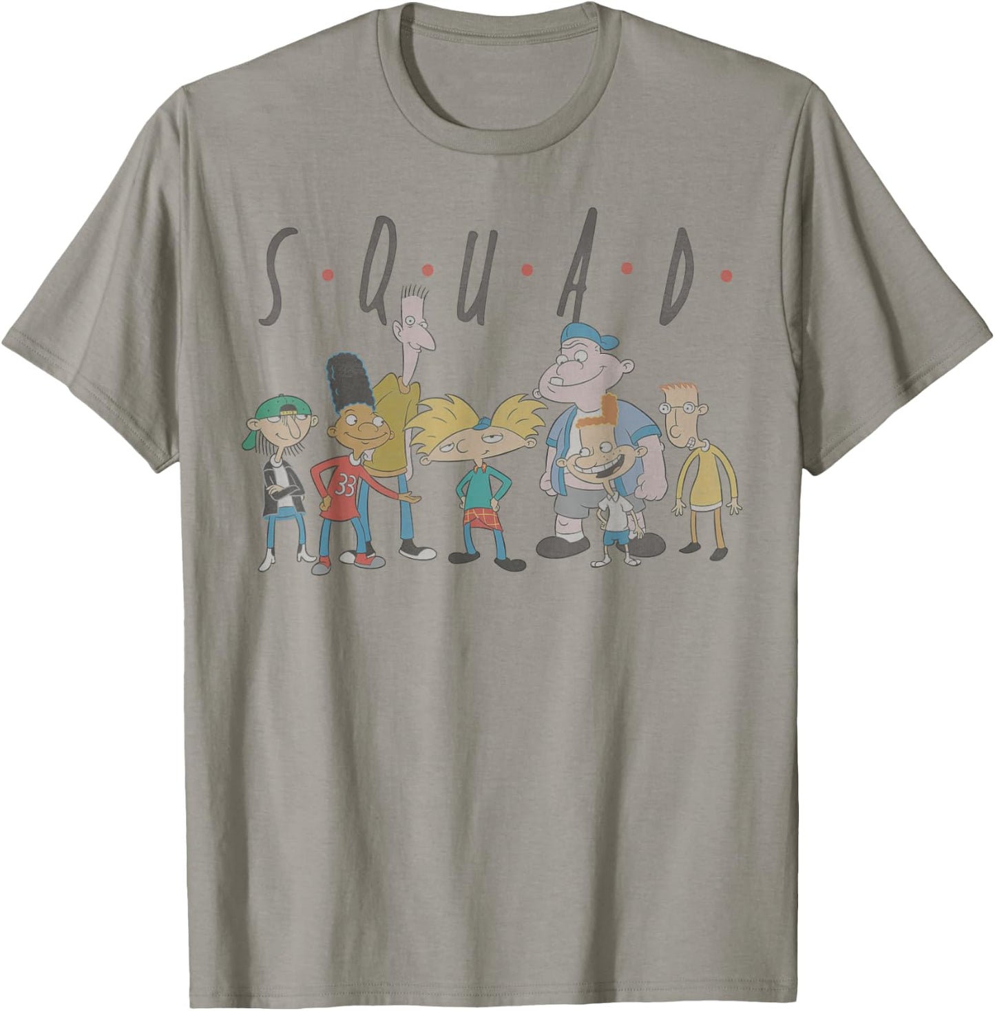 Nickelodeon Hey Arnold SQUAD Team T-Shirt - T-Shirt | Sand