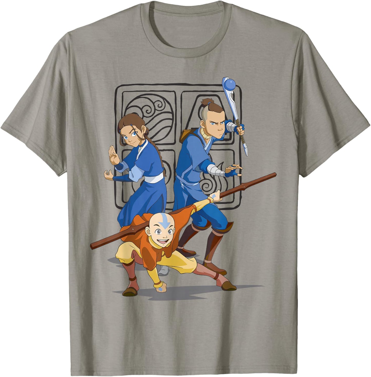 Avatar: The Last Airbender Action Group Shot T-Shirt - T-Shirt | Sand