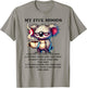 My Five Moods I'm Too Old for This sh-t I'm Too Tired for T-Shirt - T-Shirt | Sand
