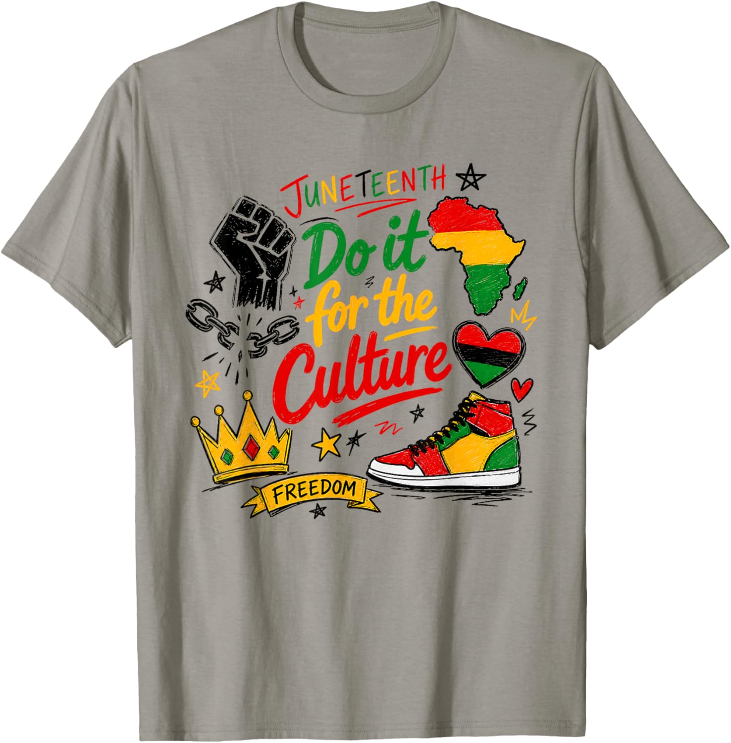 Do It for the Culture Juneteenth 1865 Black History Freedom T-Shirt - T-Shirt | Sand