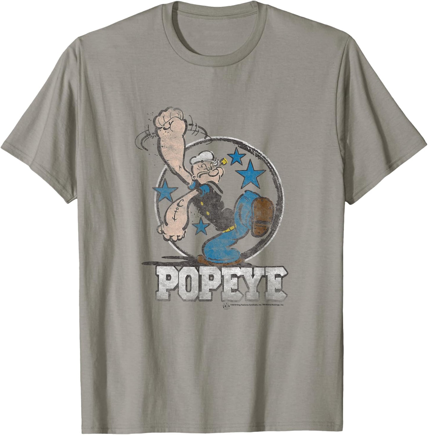 Popeye Stars #36503 T-Shirt - T-Shirt | Sand