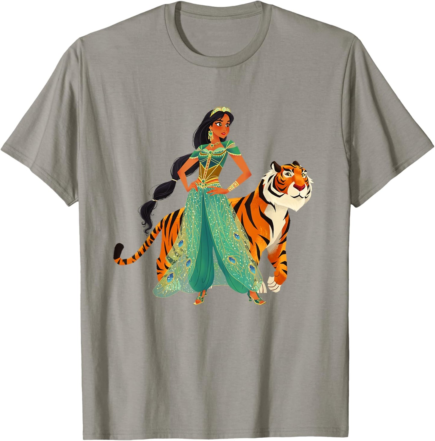 Disney Aladdin Jasmine and Rajah Live Action T-Shirt - T-Shirt | Sand