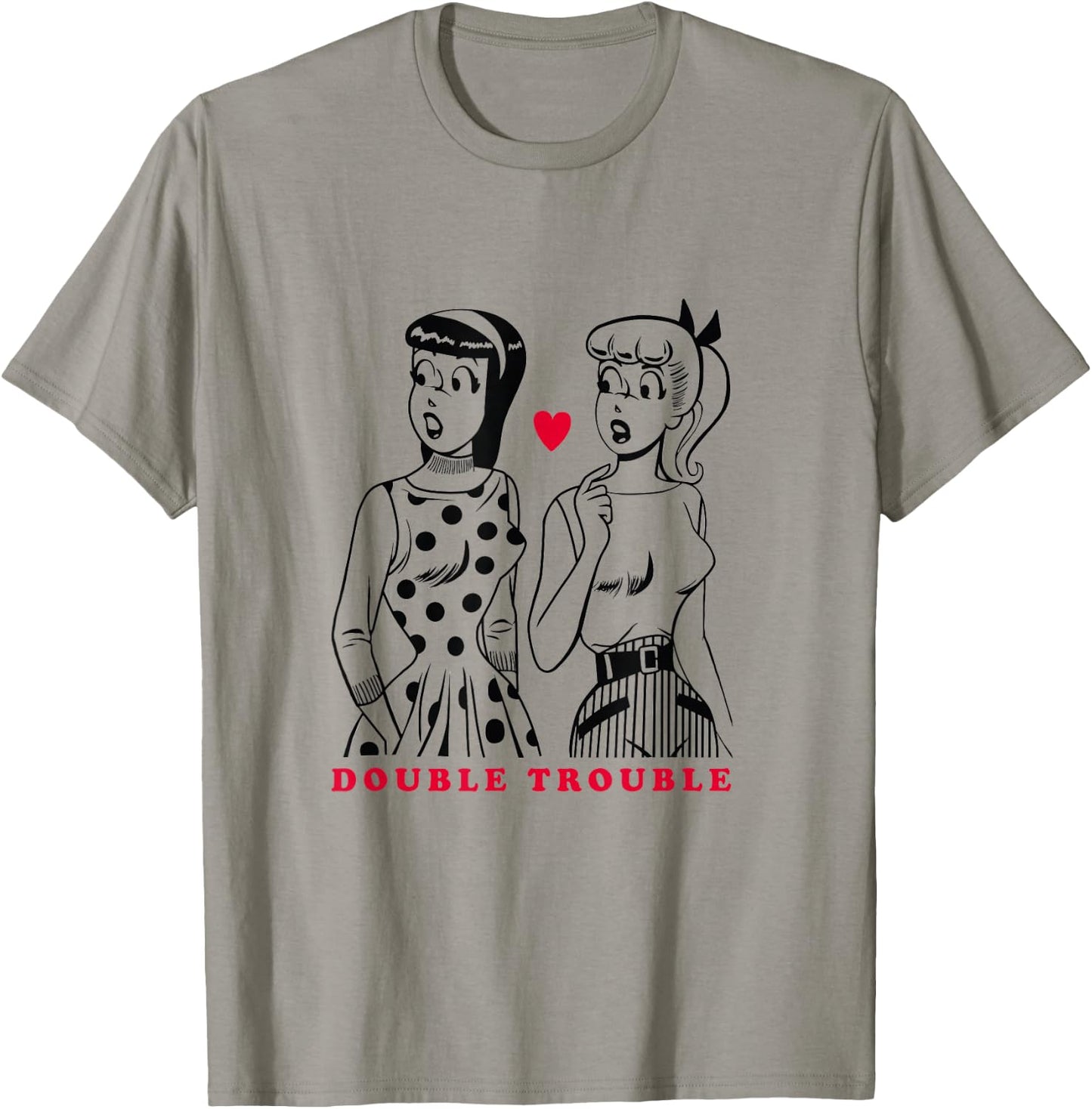 Double Trouble Betty and Veronica T-Shirt - T-Shirt | Sand