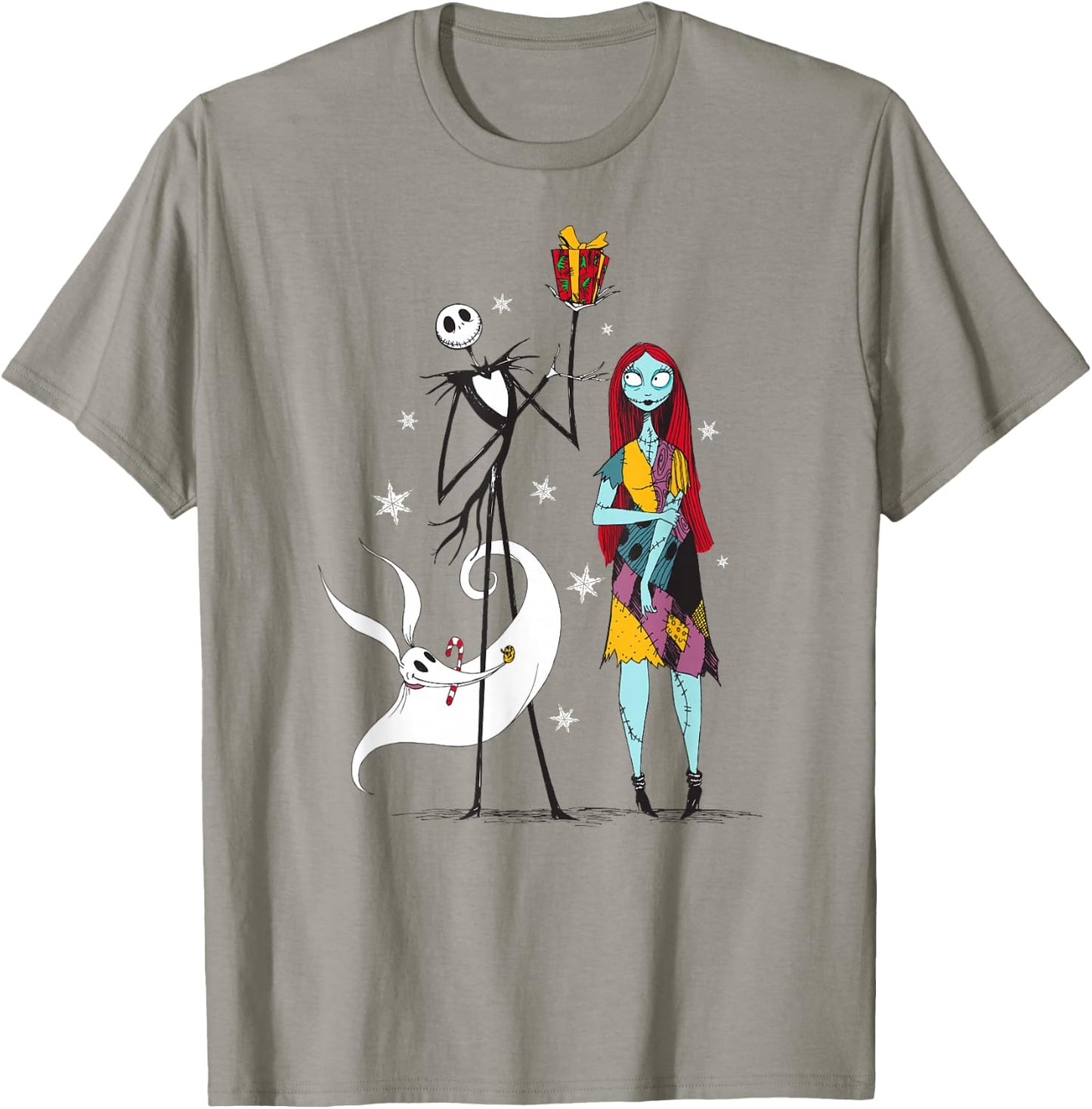 The Nightmare Before Christmas - Jack Sally Zero Gift T-Shirt - T-Shirt | Sand