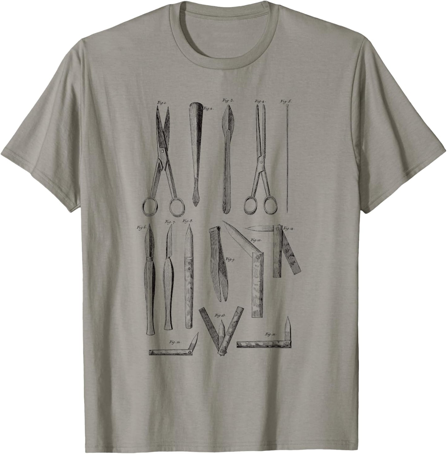 Vintage Surgical Tech Instruments Surgeon T-Shirt - T-Shirt | Sand