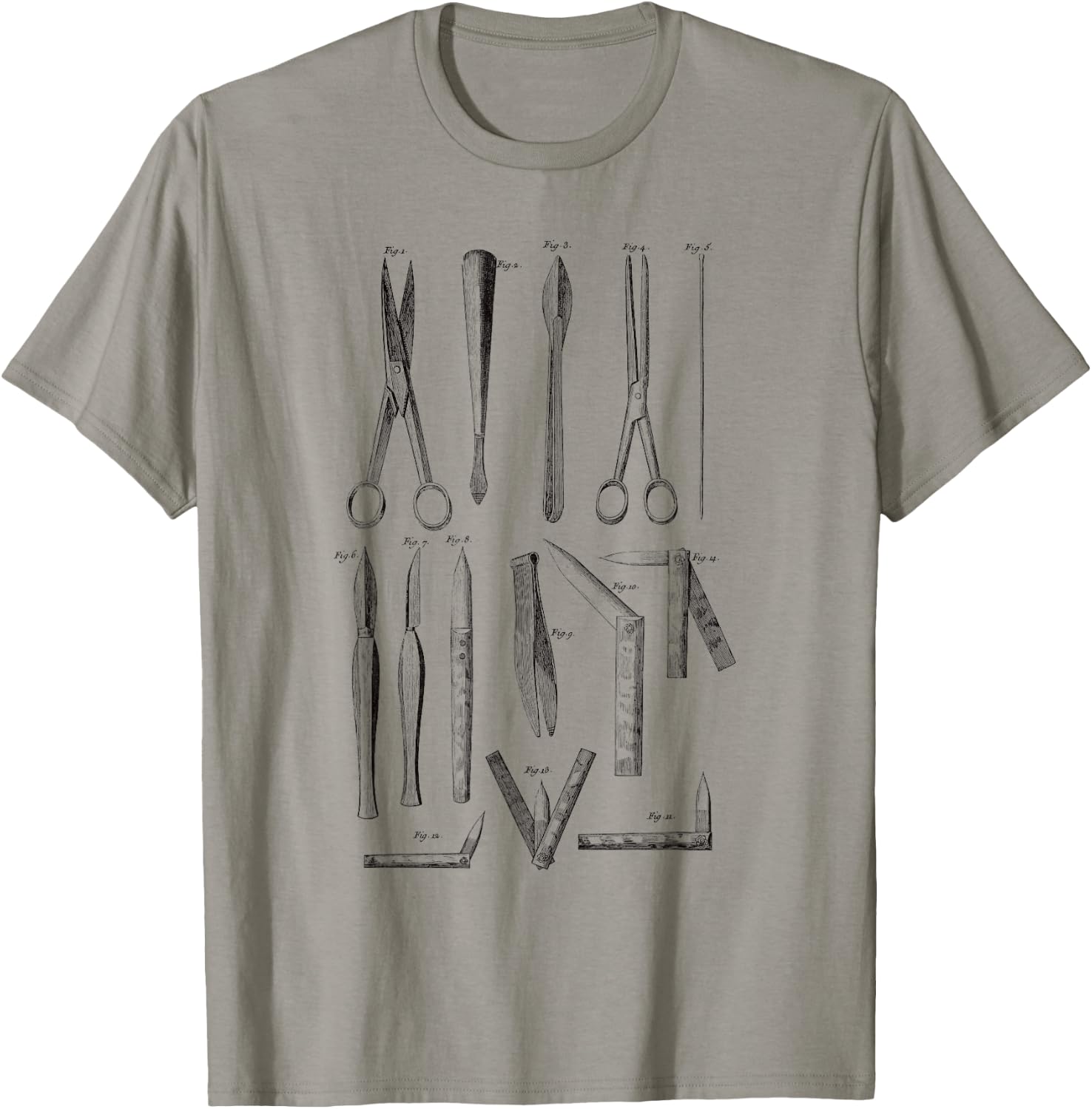 Vintage Surgical Tech Instruments Surgeon T-Shirt - T-Shirt | Sand