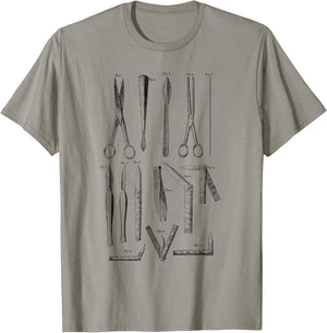 Vintage Surgical Tech Instruments Surgeon T-Shirt - T-Shirt | Sand