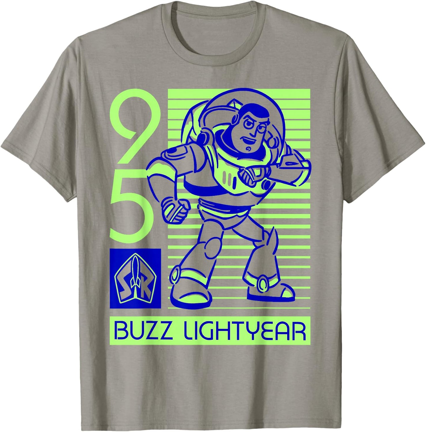 Disney Pixar Toy Story Retro Neon Buzz Lightyear T-Shirt - T-Shirt | Sand