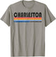 Vintage 1980s Style Charleston, SC T-Shirt - T-Shirt | Sand