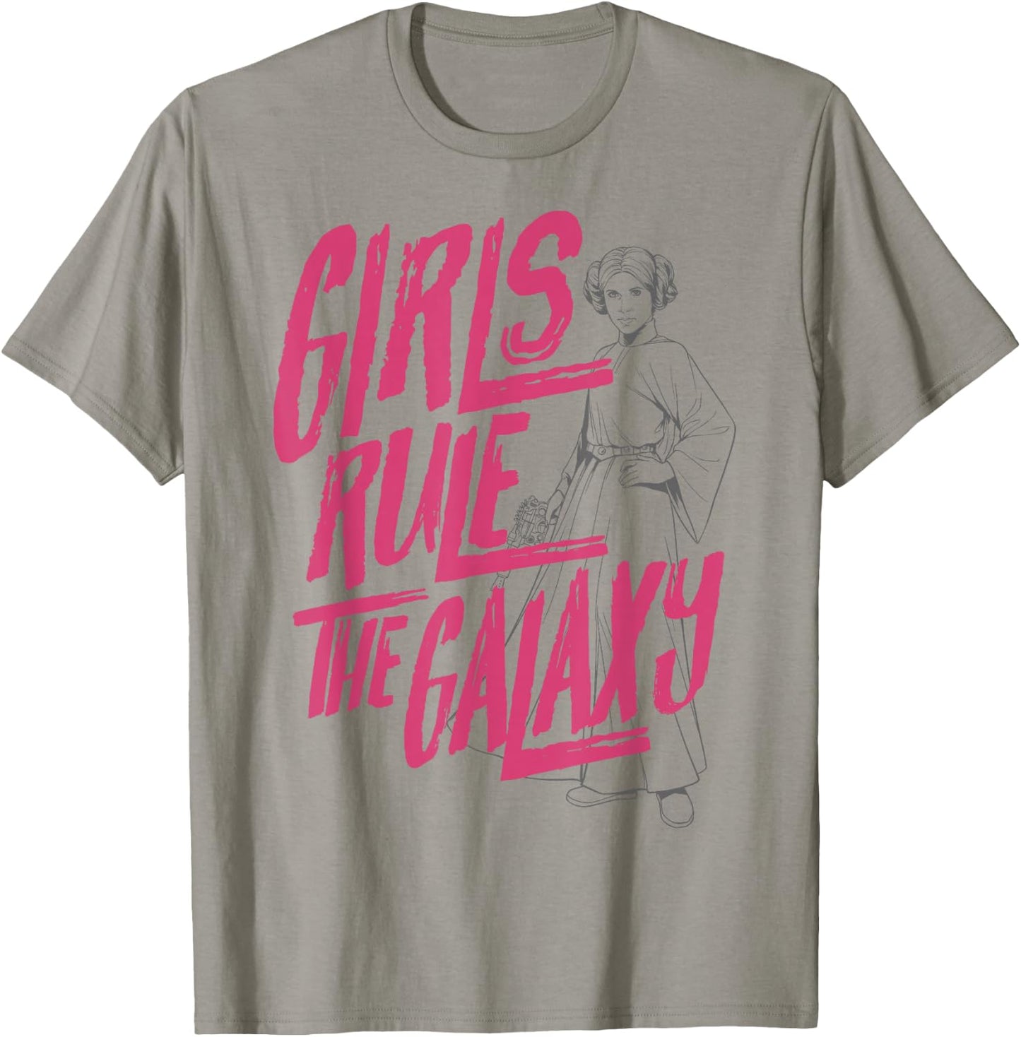 Star Wars Princess Leia Girls Rule The Galaxy T-Shirt - T-Shirt | Sand