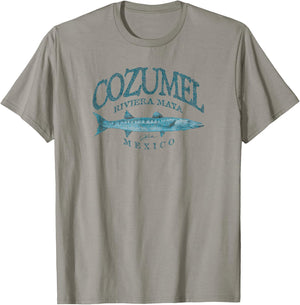 JCombs: Cozumel, Mexico, Great Barracuda T-Shirt - T-Shirt | Sand