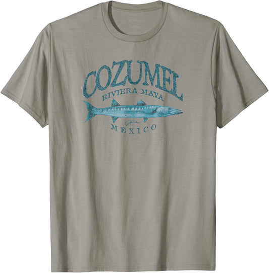 JCombs: Cozumel, Mexico, Great Barracuda T-Shirt - T-Shirt | Sand