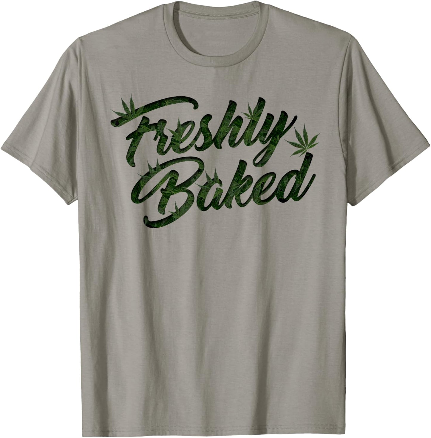 THC Freshly Baked Cannabis Medical Marijuana T-Shirt - T-Shirt | Sand