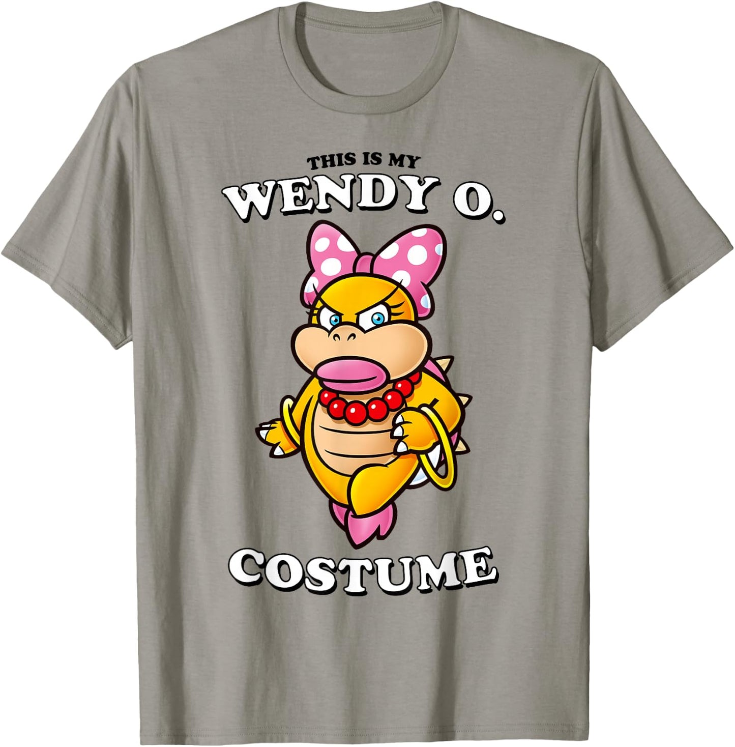 Super Mario Bros Halloween This Is My Wendy O. Costume T-Shirt - T-Shirt | Sand