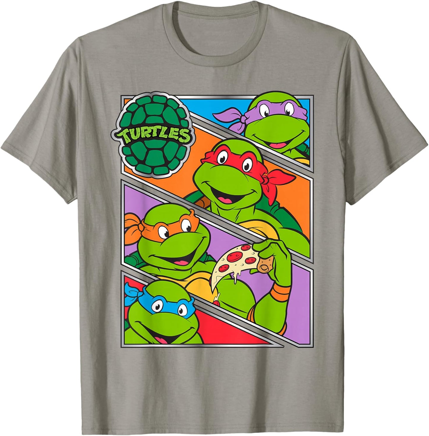 Teenage Mutant Ninja Turtles Multiple Panels T-Shirt - T-Shirt | Sand