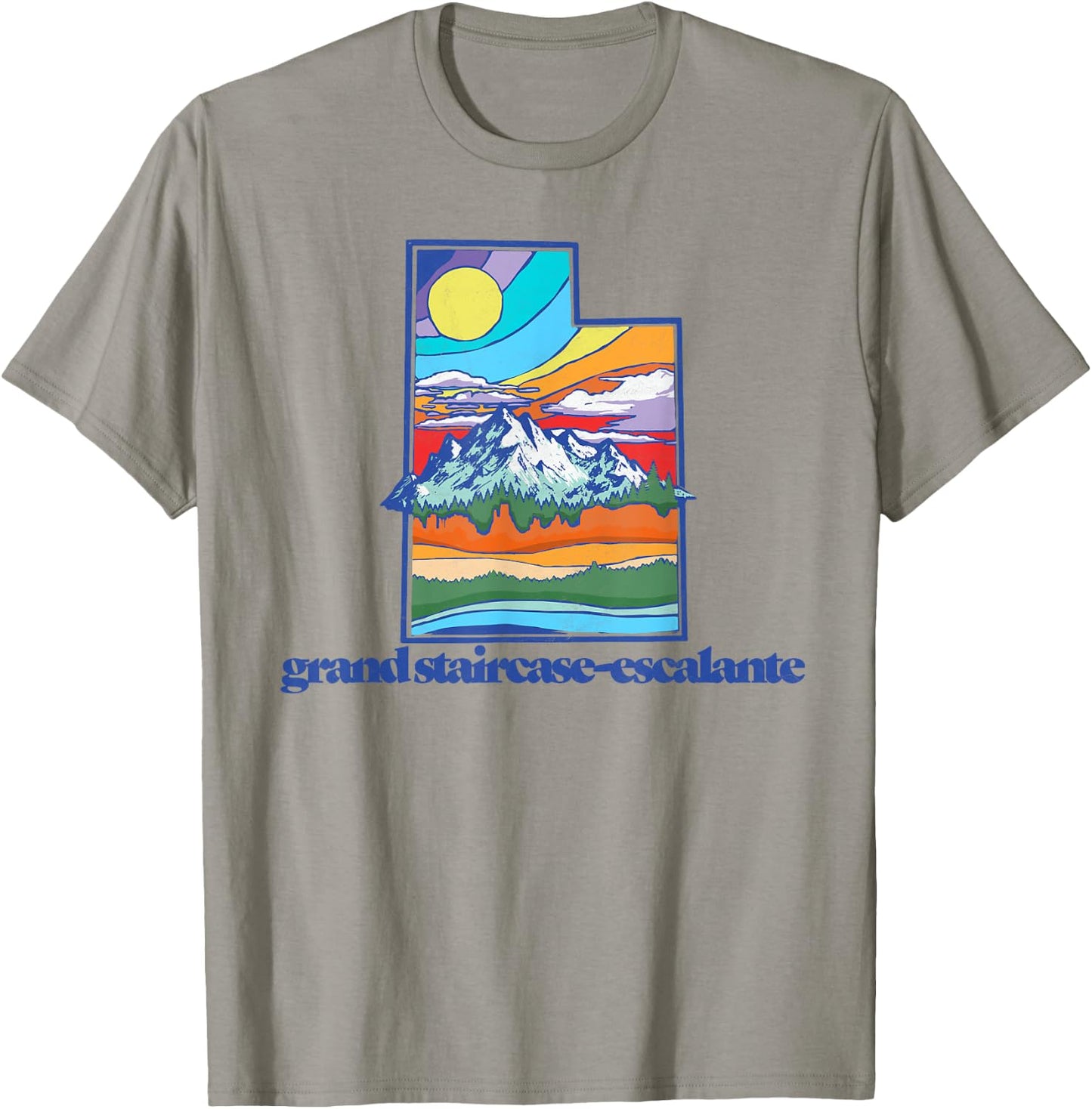 Grand Staircase-Escalante Utah Vintage Nature Outdoor T-Shirt - T-Shirt | Sand