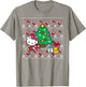 Hello Kitty Candy Cane Christmas Sweater Shirt T-Shirt - T-Shirt | Sand
