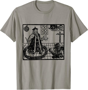 Faustus Conjuring Mephistopheles Demonic Pact Faust T-Shirt - T-Shirt | Sand