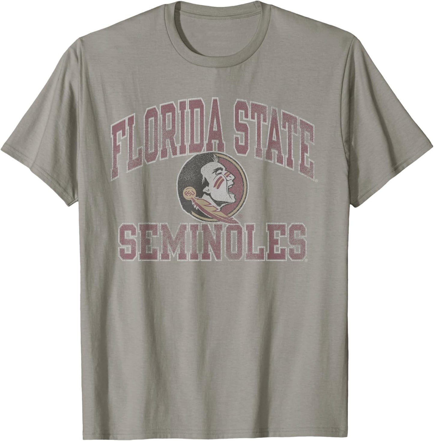 Florida State Seminoles Vintage Worn Officially Licensed T-Shirt - T-Shirt | Sand