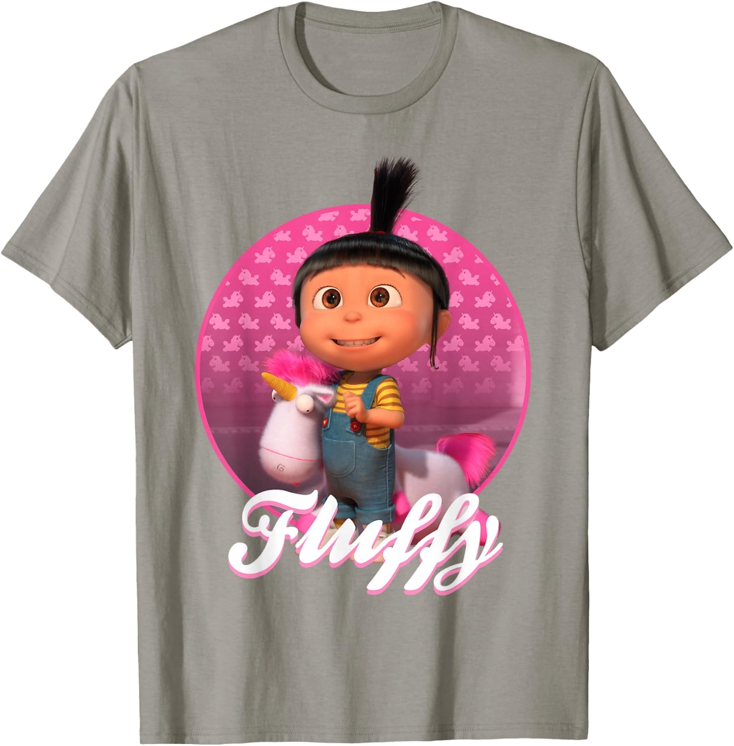 Despicable Me Minions Anges Gru Fluffy Graphic T-Shirt - T-Shirt | Sand