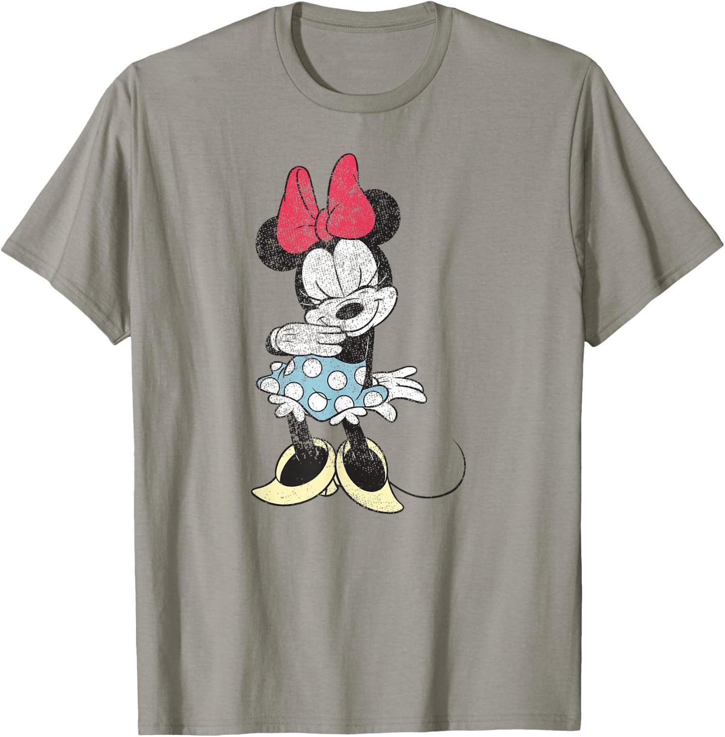 Minnie Mouse - Shy Character Pose T-Shirt - T-Shirt | Sand