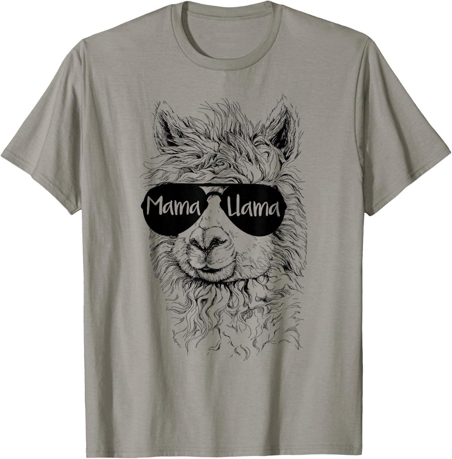 Llama Lover Mama Llama T-Shirt - T-Shirt | Sand