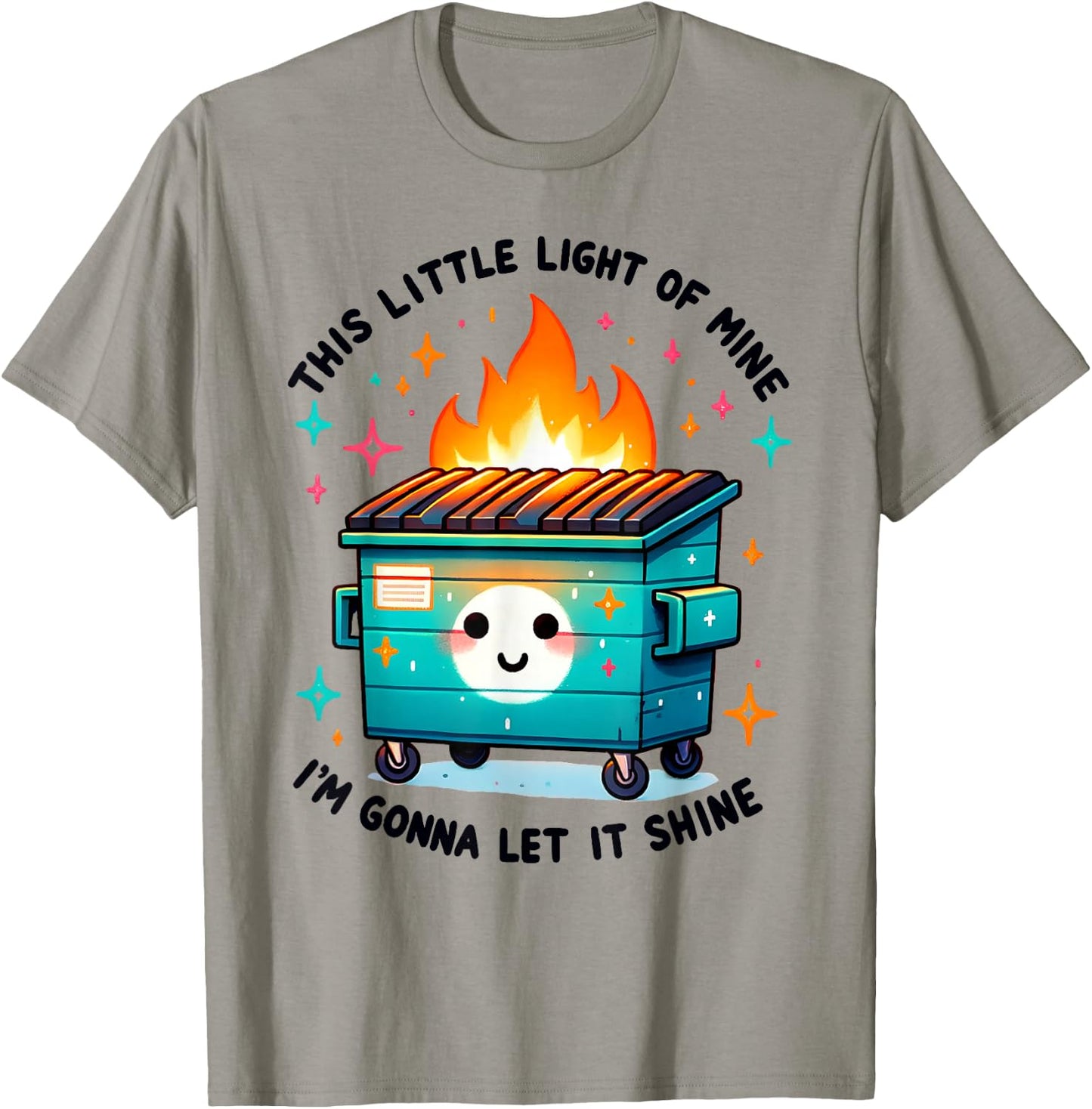 Retro This Little-Light of Mine I'm Going To Make It Shine T-Shirt - T-Shirt | Sand