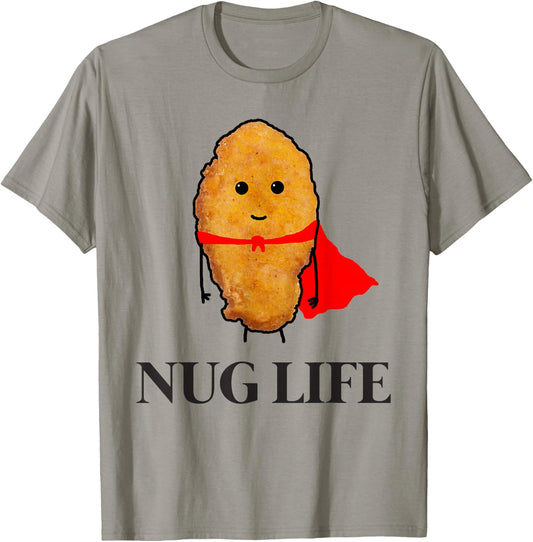 Chicken Nugget Shirt, Nug Life Women Kid's T-Shirt - T-Shirt | Sand