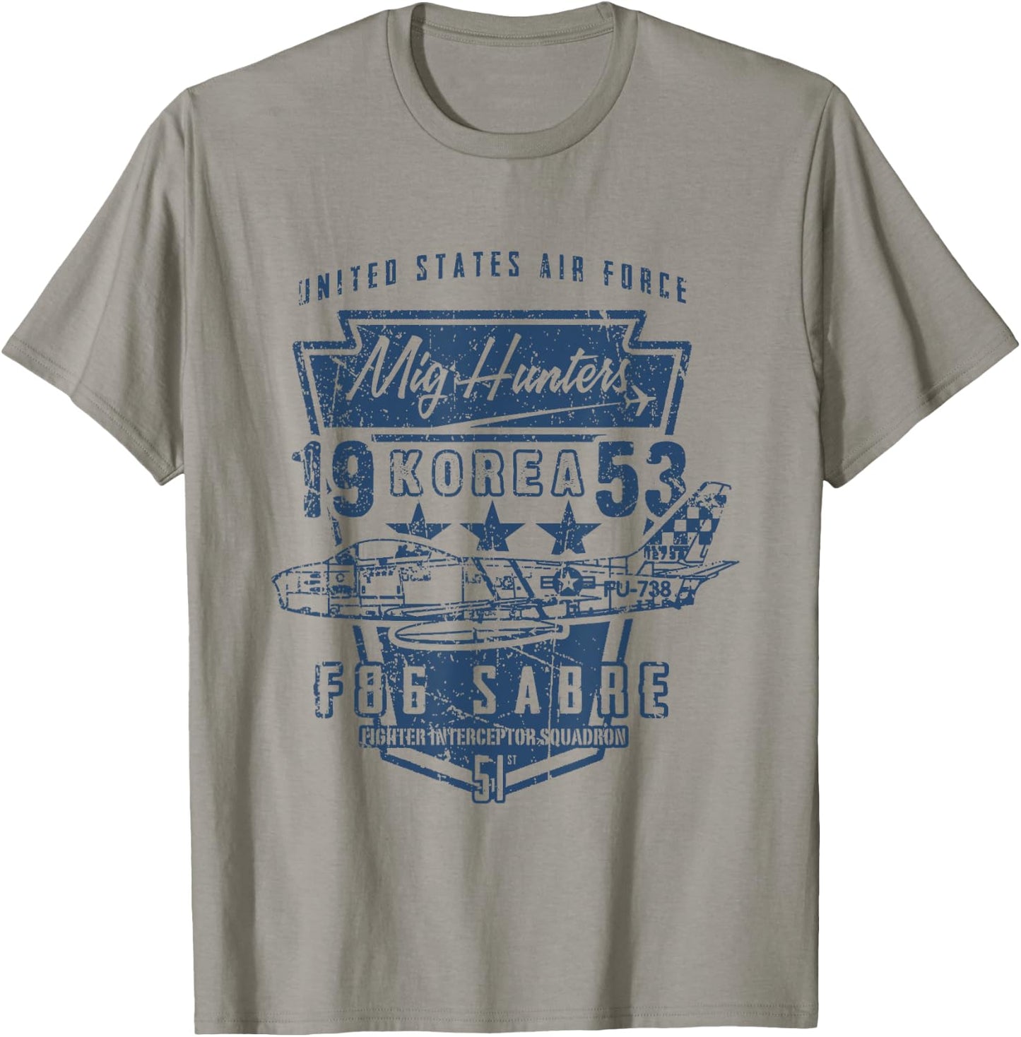 Warbird Korea F86 Sabre Jet T Shirt T-Shirt - T-Shirt | Sand