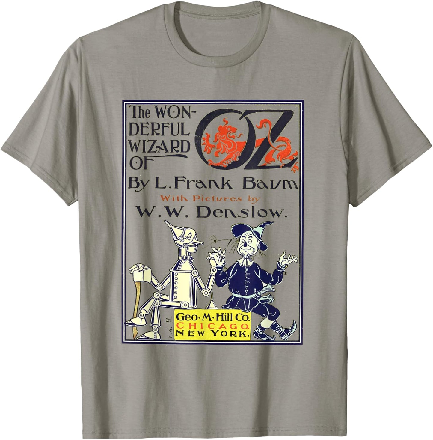 Classic Vintage Book Cover "The Wonderful Wizard of Oz" T-Shirt - T-Shirt | Sand